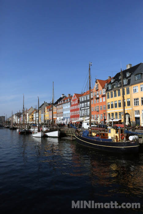 Copenhagen Canal Water Boats Denmark Europe Minimatt